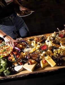 charcuterie grazing station